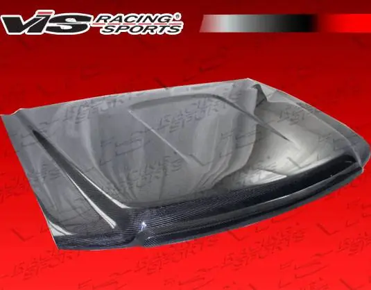 Fresh Stock GMC Sierra VIS Racing OEM Black Carbon Fiber Hood - 07GMSIE4DOE-010C