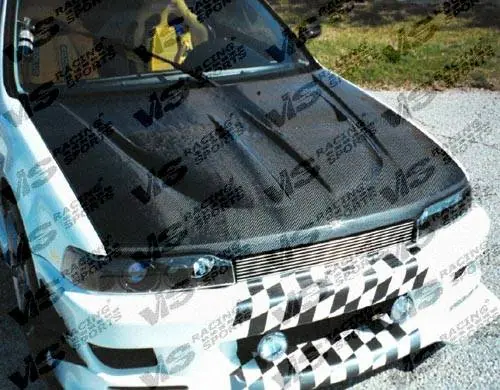 Honda Accord 2DR & 4DR VIS Racing Xtreme GT Black Carbon Fiber Hood - 90HDACC2DGT-010C Direct From Factory
