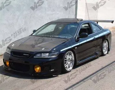 Honda Accord 2DR VIS Racing Invader Black Carbon Fiber Hood - 98HDACC2DVS-010C New Arrival