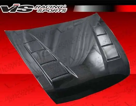 Honda Accord 2DR VIS Racing Terminator Black Carbon Fiber Hood - 03HDACC2DTM-010C Direct From Manufacturer