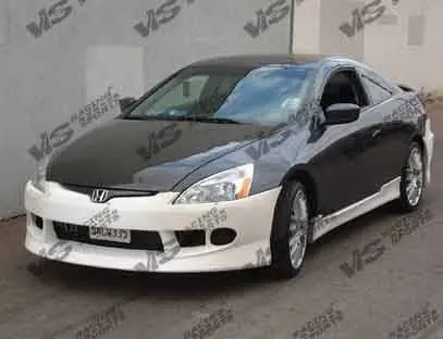 Genuine Honda Accord 4DR VIS Racing OEM Black Carbon Fiber Hood - 03HDACC4DOE-010C