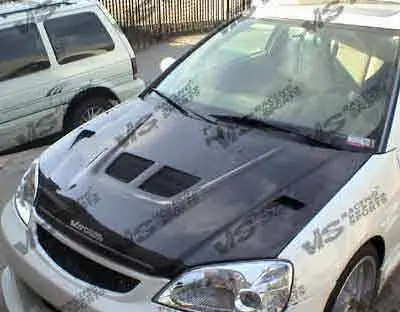 Honda Accord VIS Racing EVO Black Carbon Fiber Hood - 94HDACC2DEV-010C Professional Grade