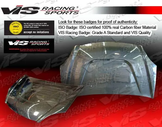 Honda Civic VIS Racing JS Black Carbon Fiber Hood - 02HDCVCHBJS-010C Place Order
