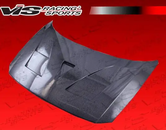 Honda CR-Z VIS Racing AMS Black Carbon Fiber Hood - 11HDCRZHBAMS-010C Crafted