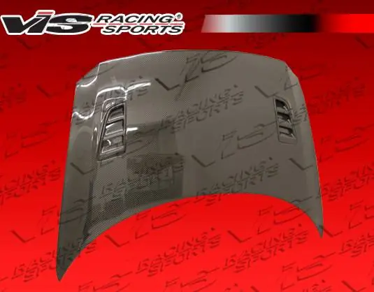 While Supplies Last Honda CR-Z VIS Racing RR Black Carbon Fiber Hood - 11HDCRZHBRR-010C