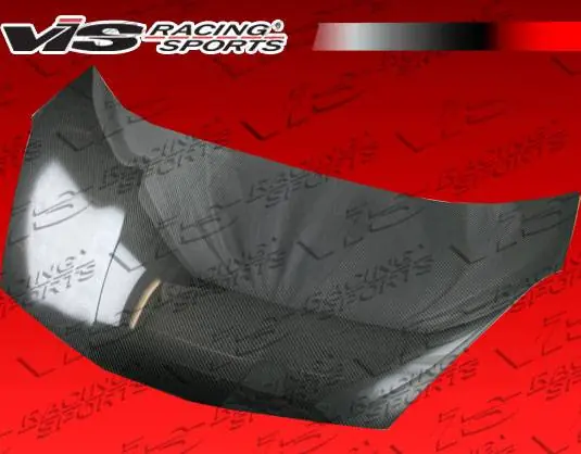 Warranty Included Honda Fit VIS Racing OEM Black Carbon Fiber Hood - 09HDFIT4DOE-010C