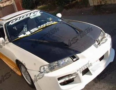 Limited Edition Honda Prelude VIS Racing Invader Black Carbon Fiber Hood - 92HDPRE2DVS-010C