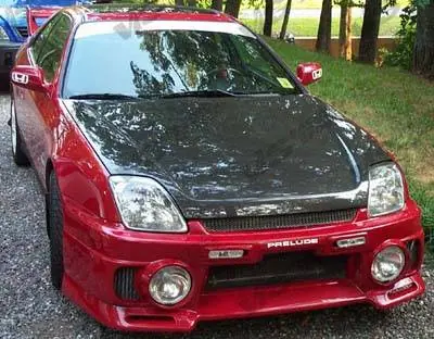 Honda Prelude VIS Racing OEM Black Carbon Fiber Hood - 97HDPRE2DOE-010C Budget