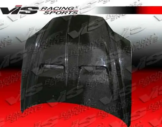Hyundai Tiburon VIS Racing Xtreme GT Black Carbon Fiber Hood - 03HYTIB2DGT-010C Affordable