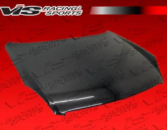 Same Day Shipping Infiniti G35 4DR VIS Racing OEM Black Carbon Fiber Hood - 05ING354DOE-010C