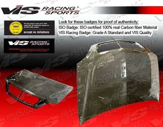 Lexus RX300 VIS Racing OEM Black Carbon Fiber Hood - 99LXRX34DOE-010C Clearance