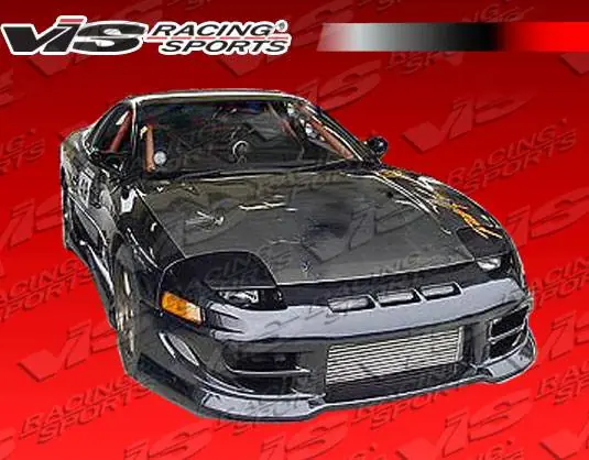 Modern Mitsubishi 3000GT VIS Racing OEM Black Carbon Fiber Hood - 91MT3K2DOE-010C