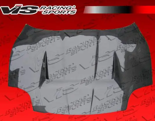 Mitsubishi FTO VIS Racing Invader Black Carbon Fiber Hood - 95MTFTO2DVS-010C Special Offer
