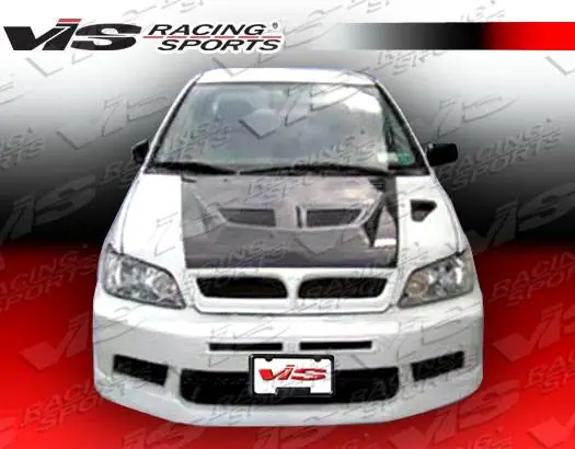 Don’t Miss Out Mitsubishi Lancer VIS Racing EV-7 Conversion Black Carbon Fiber Hood - 02MTLAN4DGT-010C
