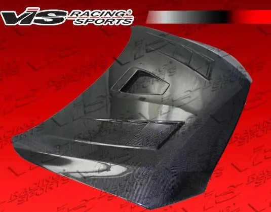 Mitsubishi Lancer VIS Racing Terminator GT Black Carbon Fiber Hood - 08MTEV104DTMGT-010C Must Have