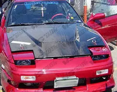 Nissan 240SX VIS Racing Invader Black Carbon Fiber Hood - 89NS2402DVS-010C Clearance