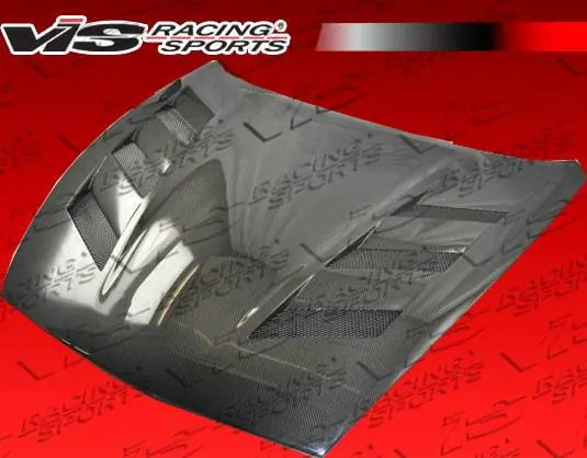 Nissan 370Z VIS Racing AMS Black Carbon Fiber Hood - 09NS3702DAMS-010C Cheap