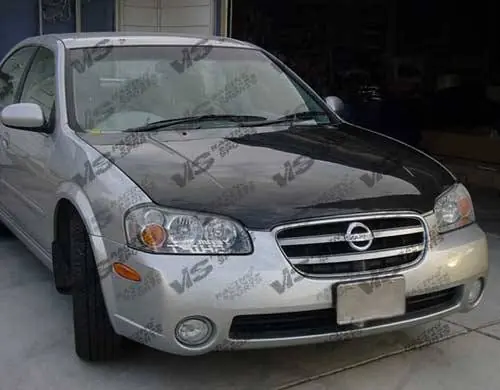 Nissan Maxima VIS Racing OEM Black Carbon Fiber Hood - 00NSMAX4DOE-010C Crafted