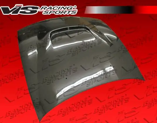 Nissan S13 VIS Racing JS Black Carbon Fiber Hood - 89NSS132DJS-010C Professional Grade