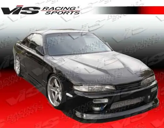 Buy Today Nissan Silvia VIS Racing Invader Black Carbon Fiber Hood - 99NSS152DVS-010C