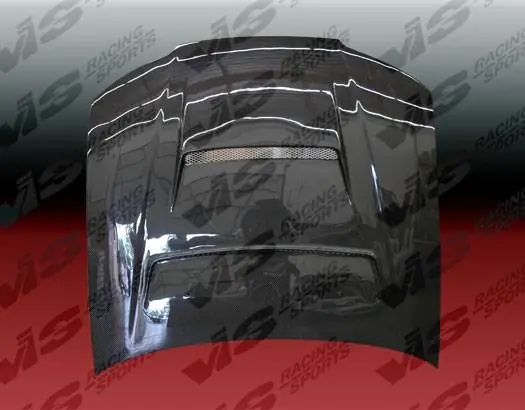 Best Choice Nissan Silvia VIS Racing Tracer Black Carbon Fiber Hood - 99NSS152DTRA-010C