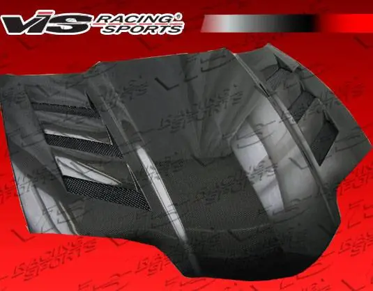 Pontiac Firebird VIS Racing AMS Black Carbon Fiber Hood - 98PTFIR2DAMS-010C Fresh Stock