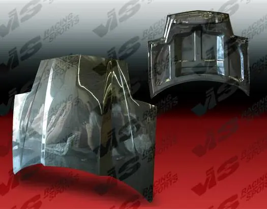 Limited Time Pontiac Firebird VIS Racing Cowl Induction Black Carbon Fiber Hood - 93PTFIR2DCI-010C