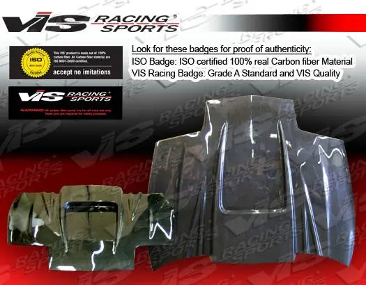 Wholesale Saturn SC Coupe VIS Racing ZD Black Carbon Fiber Hood - 91SASC22DZD-010C