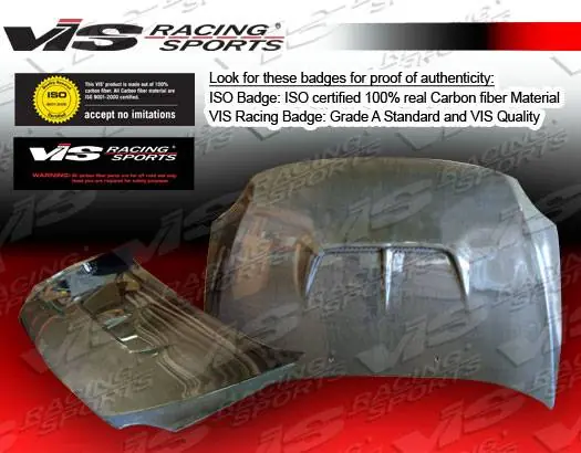 Scion tC VIS Racing Zyclone Black Carbon Fiber Hood - 05SNTC2DZYC-010C Get Yours