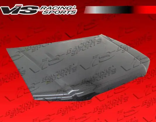 Authentic Subaru Forester VIS Racing OEM Black Carbon Fiber Hood with Scoop - 04SBFOR4DOE-010C