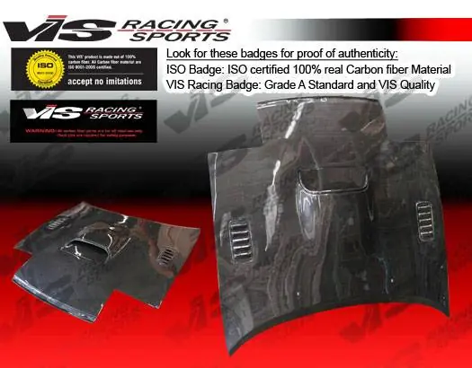 Toyota Celica VIS Racing AT Black Carbon Fiber Hood - 90TYCEL2DAT-010C Authentic