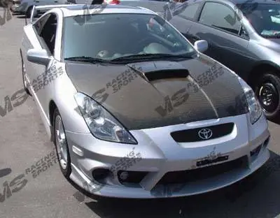 One Day Deal Toyota Celica VIS Racing OEM Black Carbon Fiber Hood - 00TYCEL2DOE-010C