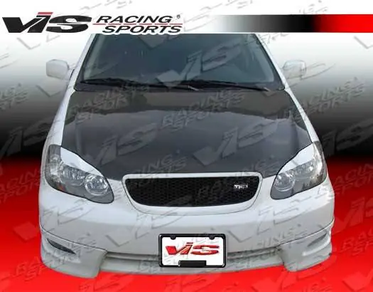 Money Back Guarantee Toyota Corolla VIS Racing OEM Black Carbon Fiber Hood - 03TYCOR4DOE-010C