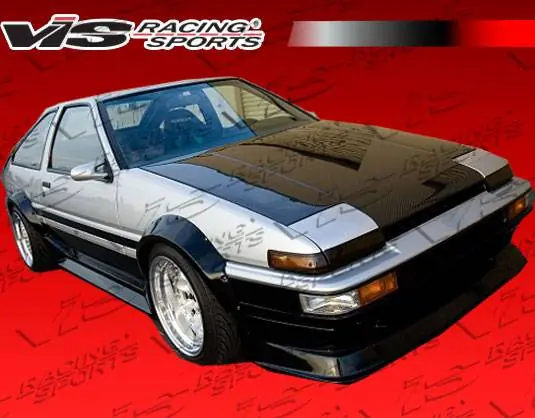 Toyota Corolla VIS Racing OEM Black Carbon Fiber Hood - 84TYCOR2DOE-010C Top Rated