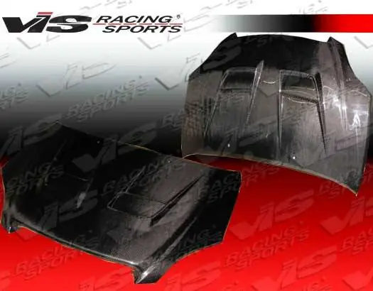 Best Price Toyota Matrix VIS Racing Thunder Black Carbon Fiber Hood - 02TYMAT4DTHU-010C