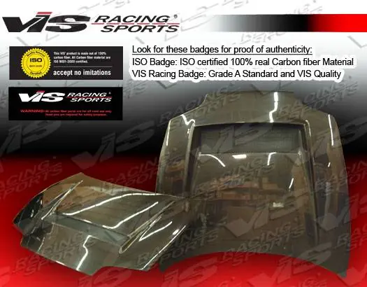 Toyota Supra VIS Racing J GT Black Carbon Fiber Hood - 93TYSUP2DJGT-010C Best Price