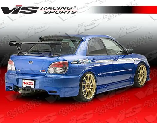 Authentic Subaru WRX VIS Racing Wings Rear Addon - 06SBWRX4DWIN-012