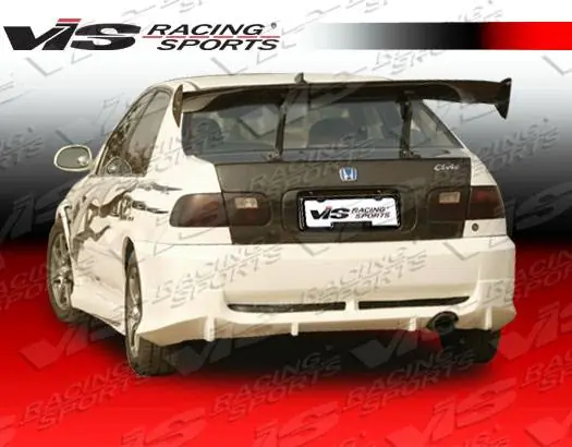 Honda Civic 2DR & 4DR VIS Racing Wings Rear Bumper - 92HDCVC2DWIN-002 Cheap