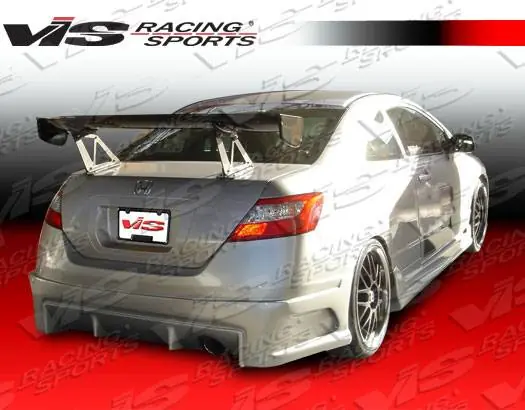 Honda Civic 2DR VIS Racing Laser Rear Bumper - 06HDCVC2DLS-002 Latest