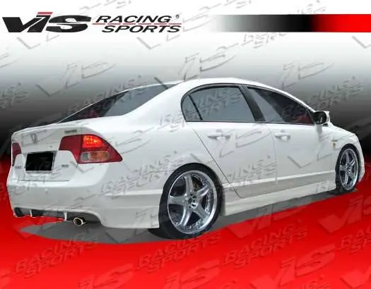 Deal Honda Civic 4DR VIS Racing Techno R-1 Rear Lip - 06HDCVC4DTNR1-012P