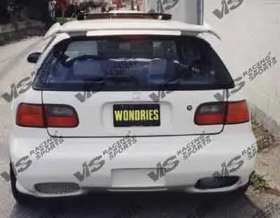 Don’t Miss Out Honda Civic HB VIS Racing Kombat-1 Rear Bumper - 96HDCVCHBKOM1-002