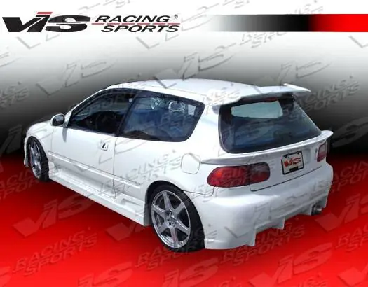 Modern Honda Civic HB VIS Racing TSC Rear Bumper - 92HDCVCHBTSC-002