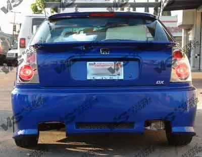 Top Rated Honda Civic HB VIS Racing Z1 boxer Rear Bumper - 96HDCVCHBZ1-002