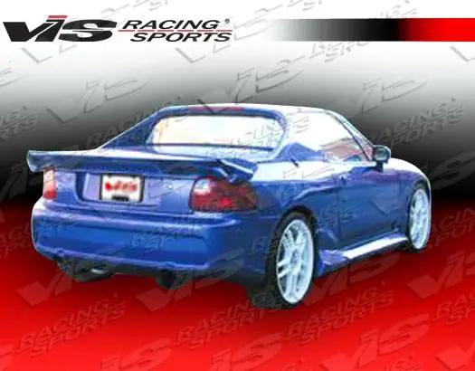 Seasonal Sale Honda Del Sol VIS Racing Invader-6 Rear Bumper - 93HDDEL2DINV6-002