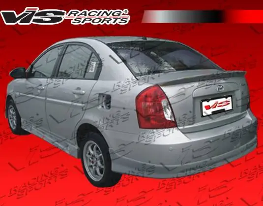 Hyundai Accent 4DR VIS Racing V Spec Rear Lip - 06HYACC4DVSC-012 Hassle-Free Returns