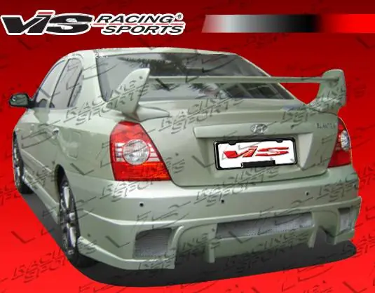 Original Hyundai Elantra 4DR VIS Racing Cyber Rear Bumper - 04HYELA4DCY-002