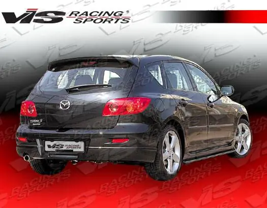 Buy Direct Mazda 3 4DR HB VIS Racing A Spec Rear Lip - 04MZ3HBASC-012