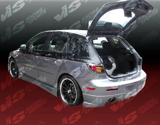 Mazda 3 4DR HB VIS Racing K Speed Rear Bumper - 04MZ3HBKSP-002 No Minimum Order