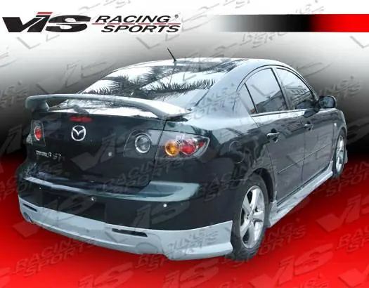 Instant Buy Mazda 3 4DR VIS Racing Fuzion Rear Lip - 04MZ34DFUZ-012