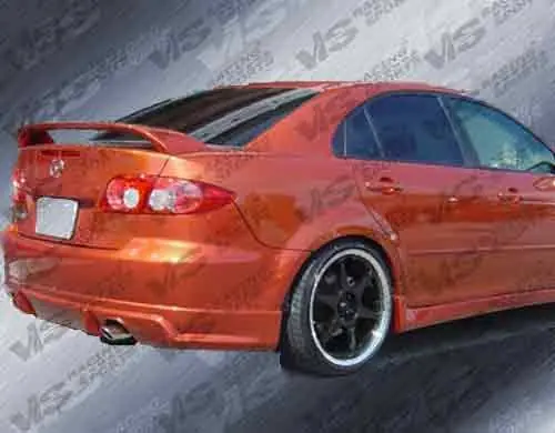 Money Back Guarantee Mazda 6 VIS Racing Fuzion Rear Bumper - 03MZ64DFUZ-002